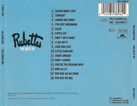 The Rubettes : The Best Of (CD, Comp)