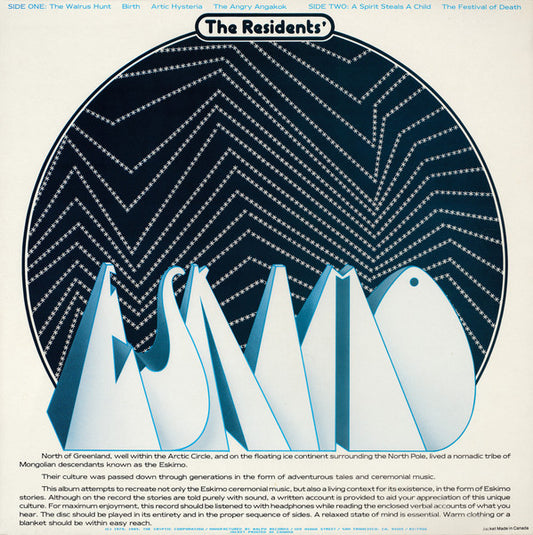 The Residents : Eskimo (LP, Album, RE)