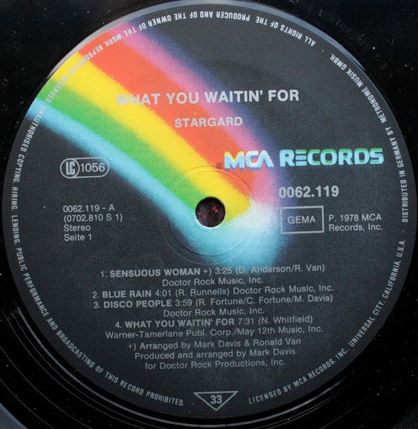 Stargard : What You Waitin' For (LP, Album)