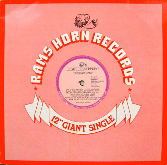 Various : Hot Disco Takes (12", S/Sided, Single, Mixed)