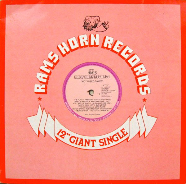 Various : Hot Disco Takes (12", S/Sided, Single, Mixed)