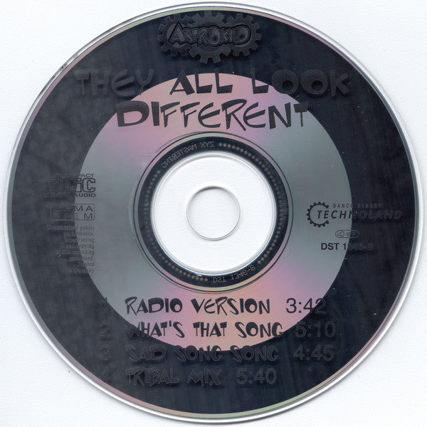 Astrokid : They All Look Different (CD, Maxi)