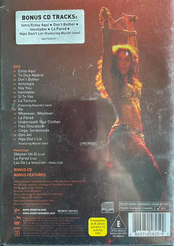 Shakira : Oral Fixation Tour (DVD, Multichannel + CD, EP, Bon)