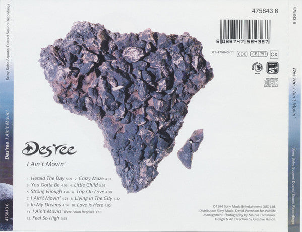 Des'ree : I Ain't Movin' (CD, Album, RE)