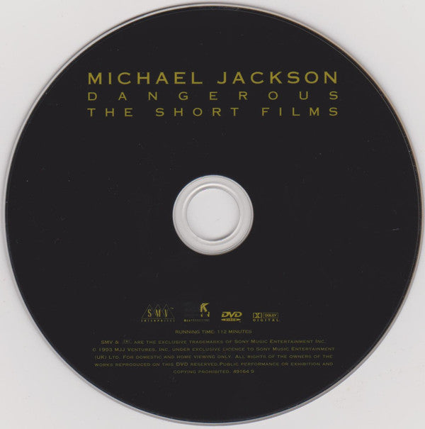 Michael Jackson : Dangerous (The Short Films) (DVD-V, RE, Multichannel)