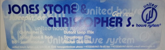 Christopher S. / Jones Stone : Get Real / Sweepin' On (12")