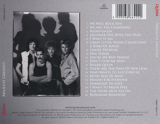 Queen : Absolute Greatest (CD, Comp, RM)