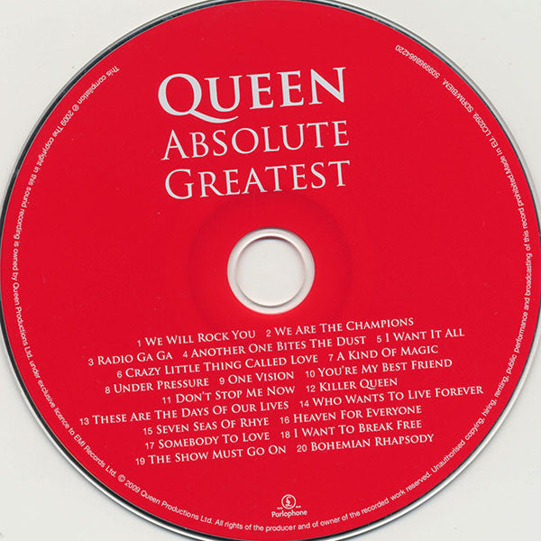 Queen : Absolute Greatest (CD, Comp, RM)