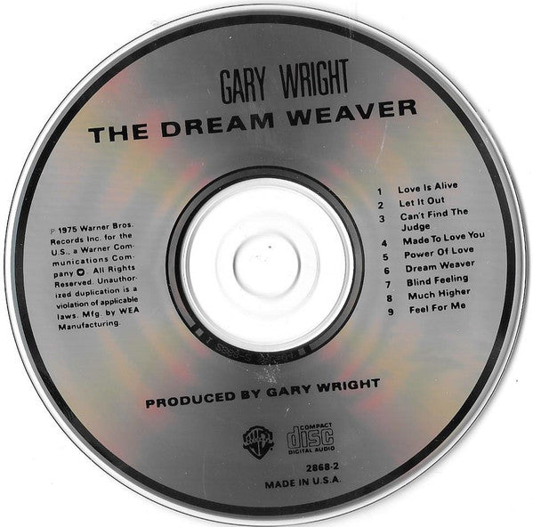 Gary Wright : The Dream Weaver (CD, Album, RE)