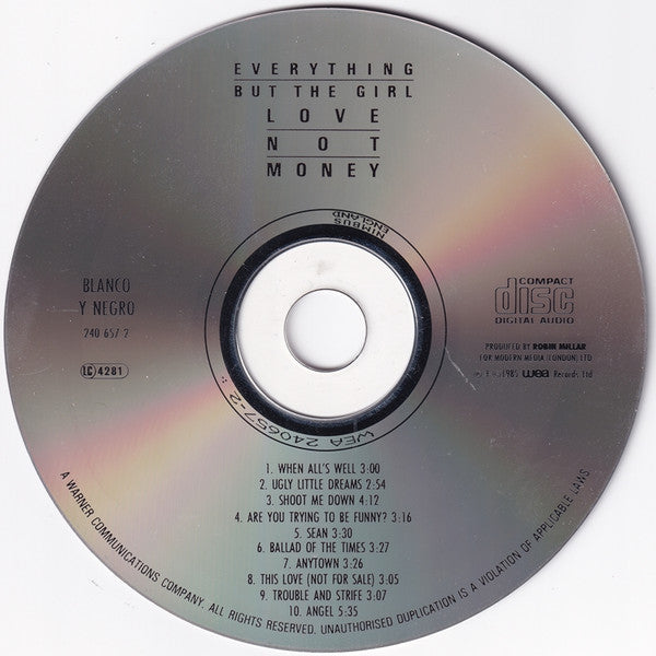 Everything But The Girl : Love Not Money (CD, Album)
