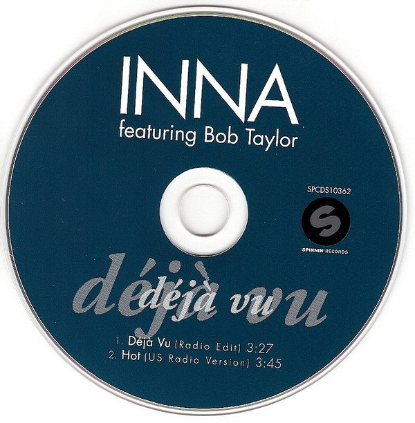 Inna featuring Bob Taylor (9) : Déjà Vu (CD, Single)
