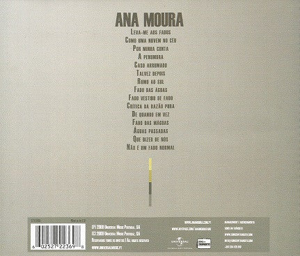 Ana Moura : Leva-me Aos Fados (CD, Album)