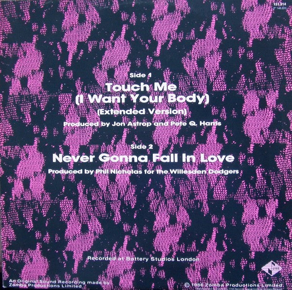 Samantha Fox : Touch Me (I Want Your Body) (12")