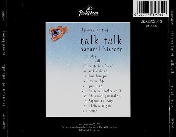 Talk Talk : Natural History (The Very Best Of Talk Talk) (CD, Comp)