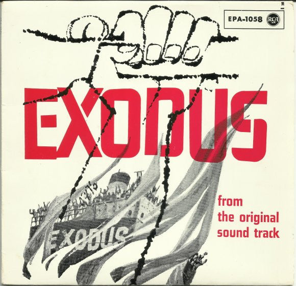 Ernest Gold Conducting The Sinfonia Of London : Exodus (7", EP, RE)
