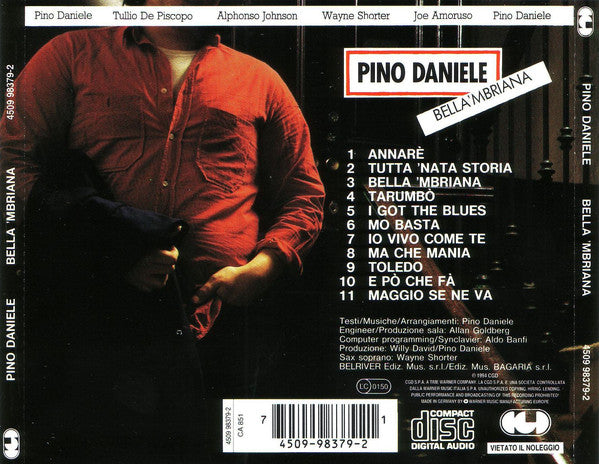 Pino Daniele : Bella 'Mbriana (CD, Album, RE)