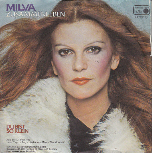 Milva : Zusammenleben (7", Single)