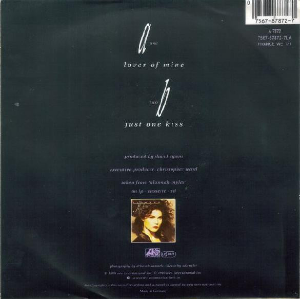 Alannah Myles : Lover Of Mine (7", Single)