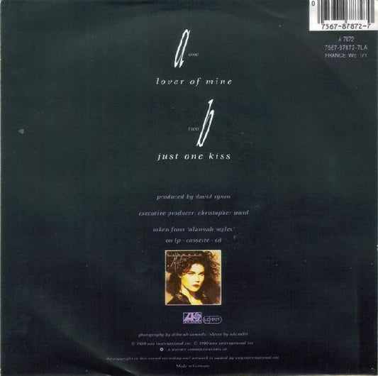 Alannah Myles : Lover Of Mine (7", Single)