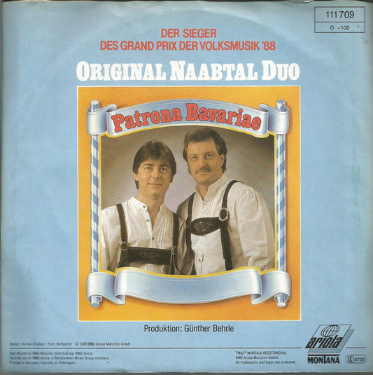 Original Naabtal Duo : Patrona Bavariae (7", Single)