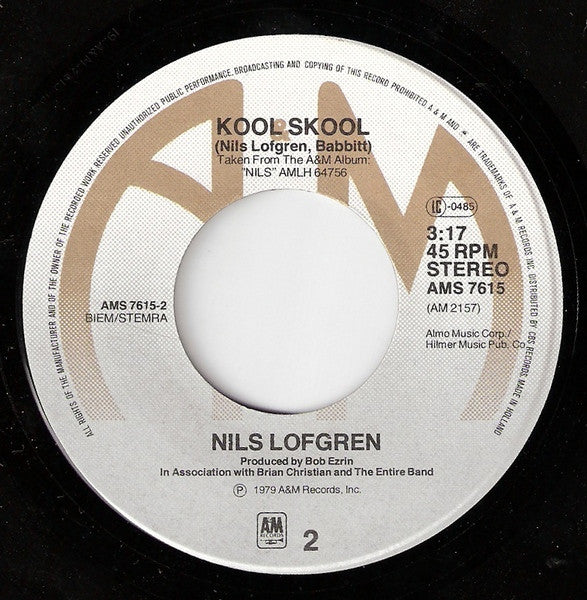 Nils Lofgren : Shine Silently (7", Single)