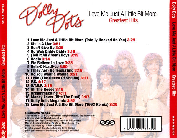 Dolly Dots : Love Me Just A Little Bit More (Greatest Hits) (CD, Comp)