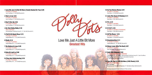 Dolly Dots : Love Me Just A Little Bit More (Greatest Hits) (CD, Comp)