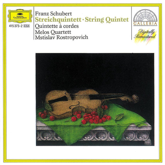 Franz Schubert - Melos Quartett · Mstislav Rostropovich : Streichquintett = String Quintet = Quintette A Cordes (CD, Album, RE, RM)
