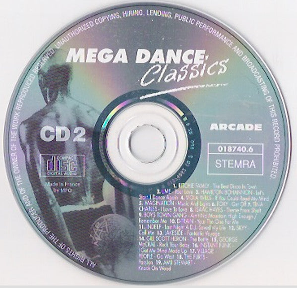 Various : Mega Dance Classics (2xCD, Comp)