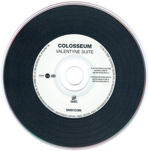 Colosseum : Valentyne Suite (CD, Album, RE, RM, Dig)