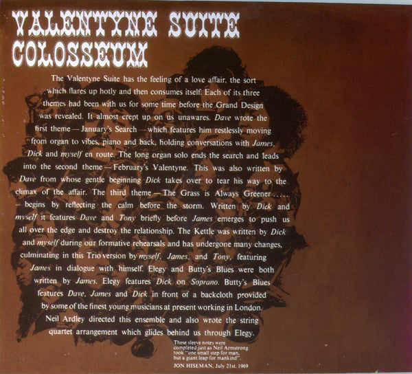 Colosseum : Valentyne Suite (CD, Album, RE, RM, Dig)