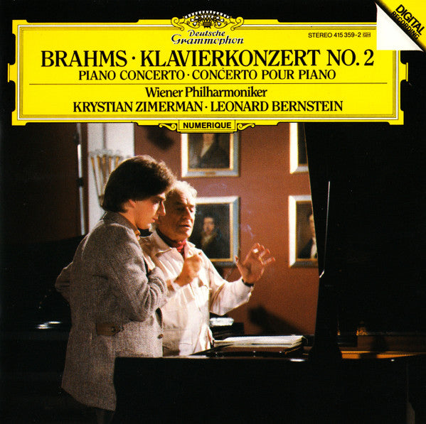 Johannes Brahms • Krystian Zimerman • Wiener Philharmoniker • Leonard Bernstein : Klavierkonzert No. 2 (CD)