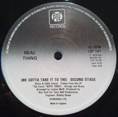 The Real Thing : Saint Or Sinner? (12")