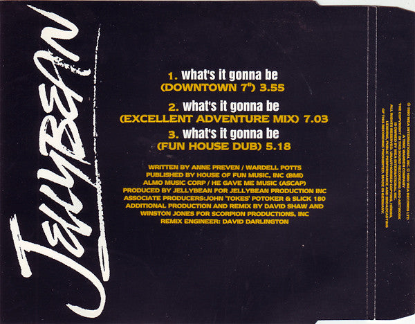 John "Jellybean" Benitez Featuring Niki Haris : What's It Gonna Be (CD, Maxi)