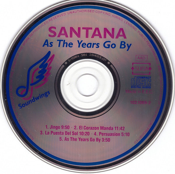 Santana : Samba Pati (2xCD, Album, Comp)