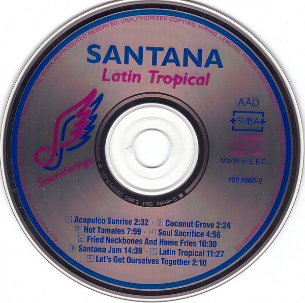 Santana : Samba Pati (2xCD, Album, Comp)