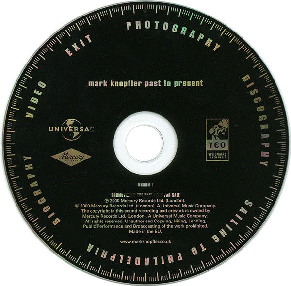 Mark Knopfler : Past To Present (CD-ROM, Enh, Promo)