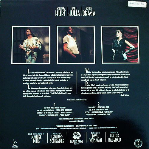 John Neschling / Nando Carneiro and Wally Badarou : Original Soundtrack With Music & Dialogue: Kiss Of The Spider Woman (LP)