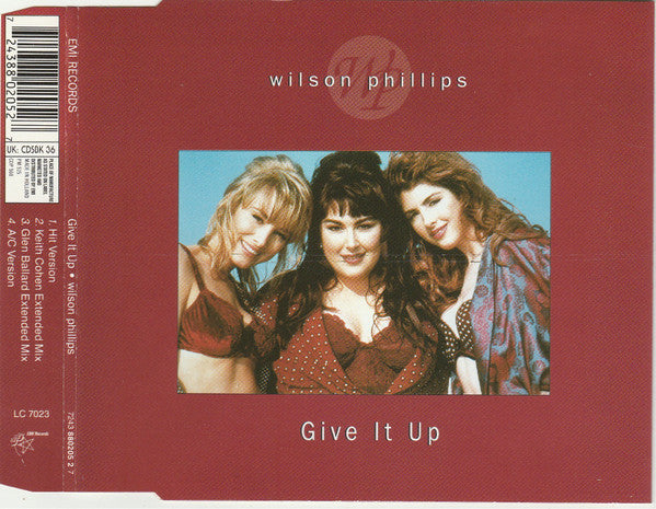 Wilson Phillips : Give It Up (CD, Maxi)