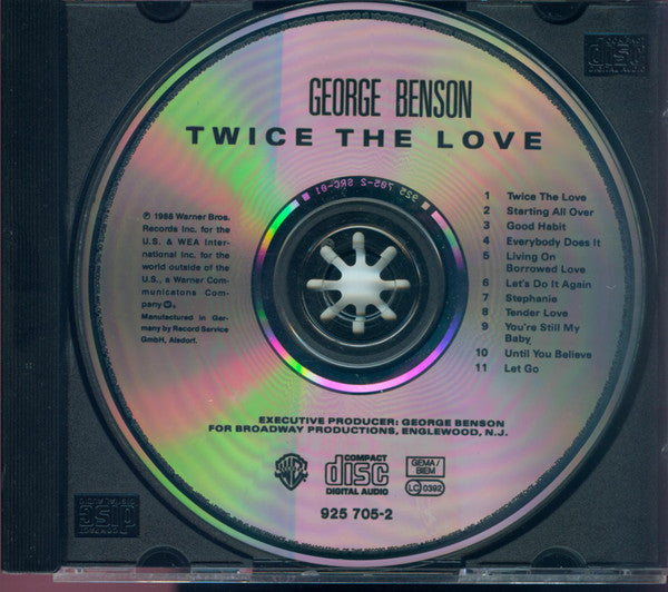 George Benson : Twice The Love (CD, Album)
