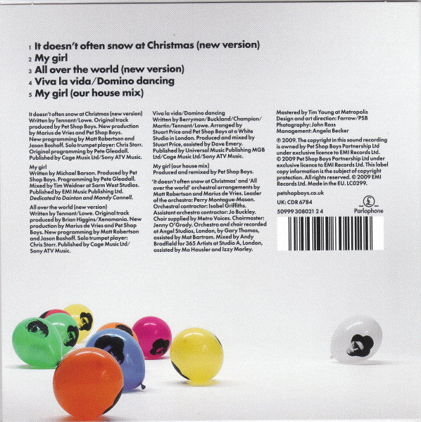 Pet Shop Boys : Christmas (CD, EP)