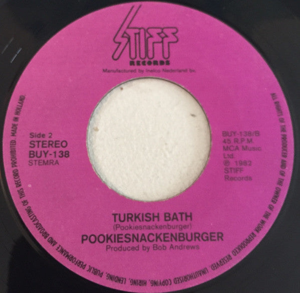 Pookiesnackenburger : Just One Cornetto (7", Single)