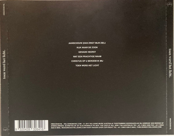 Hillsong In Het Nederlands : Toen Werd Het Licht (CD, EP)