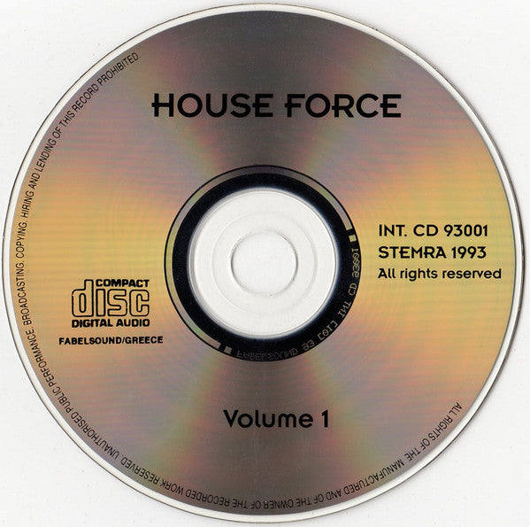 Various : House Force Vol. 1 (CD, Comp)