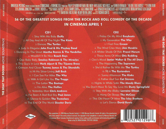 Various : The Boat That Rocked (Movie Soundtrack) (2xCD, Comp)