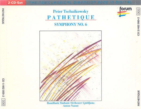 Pyotr Ilyich Tchaikovsky - Simfonični Orkester RTV Ljubljana, Anton Nanut : Pathetique Symphony No.6 (2xCD, Comp)