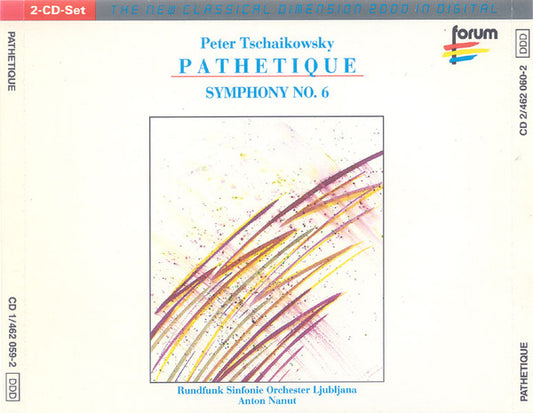 Pyotr Ilyich Tchaikovsky - Simfonični Orkester RTV Ljubljana, Anton Nanut : Pathetique Symphony No.6 (2xCD, Comp)