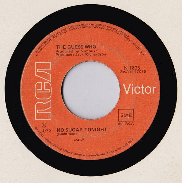 The Guess Who : American Woman (7", Single, Mono)
