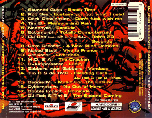 DJ Rob : Bassrave (CD, Comp)
