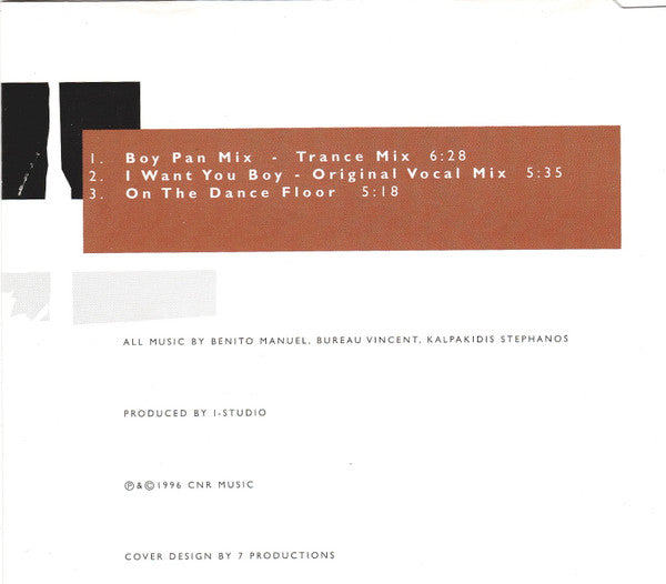 Furia : I Want You Boy (CD, Maxi)